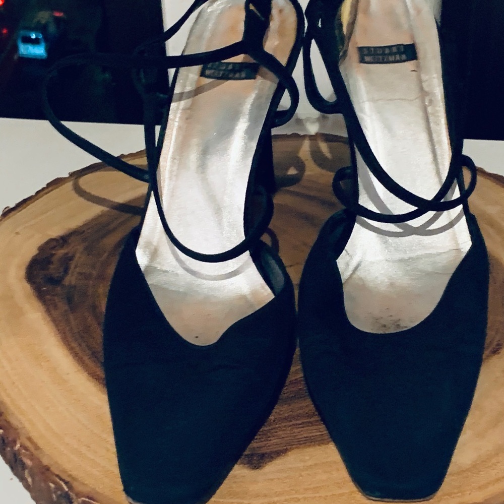 Stuart Weitzman X Strap Sling Back - size 9.5